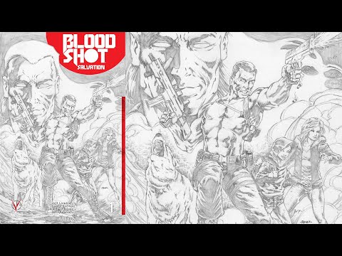 DRAWING A COMIC BOOK COVER - Bloodshot Salvation