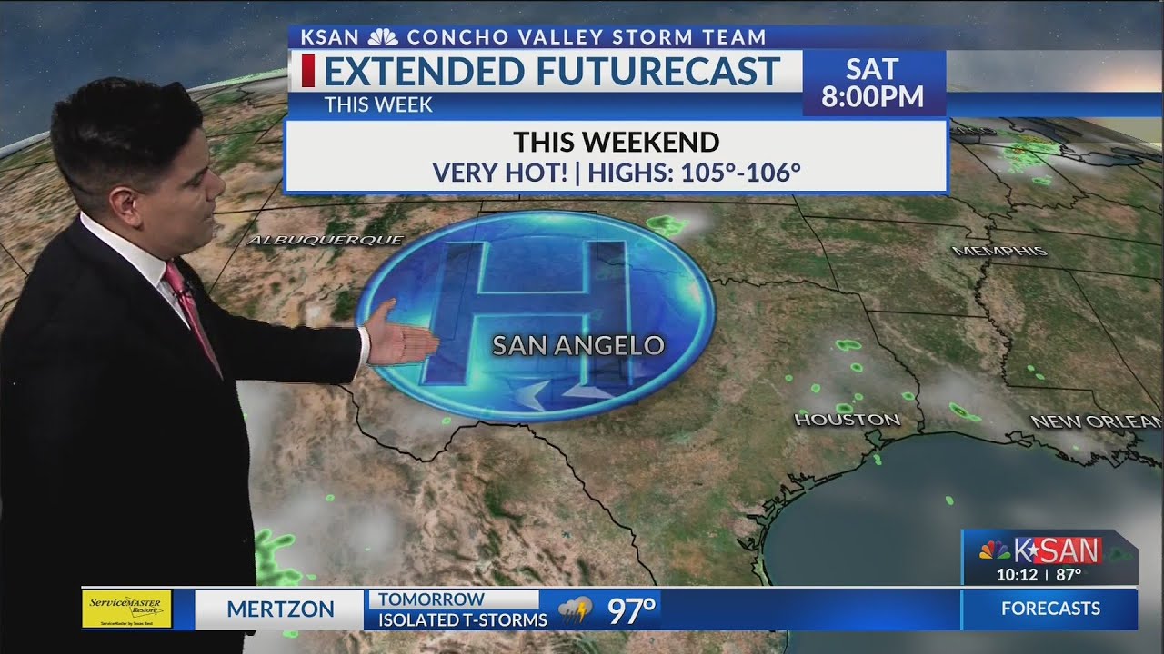 KSAN Storm Team Daily Forecast Update - Friday August 16, 2019 - YouTube