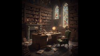 Late Night Research at the Secret Library 🕯️ Dark Academia (1.5 hours)