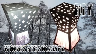 Diy Winter-Stern-Lampe Selber Machen Tutorial