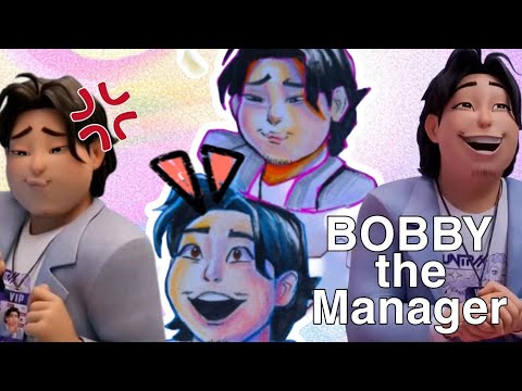 Drawing Bobby the Manager ~ KPop Demon Hunters