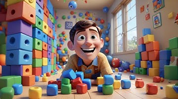 Five Little Blocks Stack So High | Fun Building Blocks Song for Kids | Rhymes and Preschool Learning