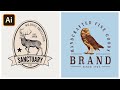 Logo Design Tutorial | Adobe Photoshop/Illustrator | Wildlife Vintage Logo | Part 3