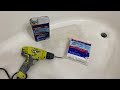How to Repair a Fiberglass Hairline Crack in a Fiberglass Bathtub | Fiberglass Crack Repair