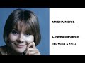 MACHA MERIL Cinématographie de 1960 à 1974