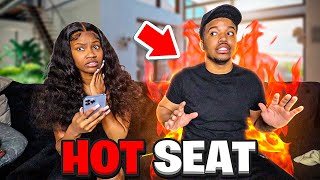 I PUT TYJAE IN THE HOT SEAT *SPICY*