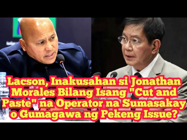 Video ni Duterte Kasama si Jonathan Morales Kumakalat! Lacson, Naging Biktima rin Pala ni Morales! class=