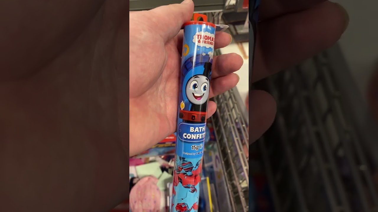 Thomas and Friends Bath Confetti spotted at Aldi Supermarket in the U.K. £1.99