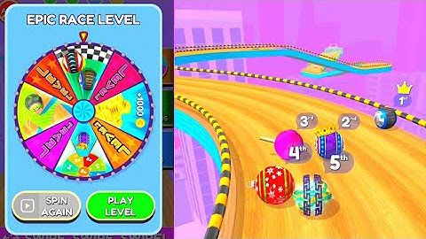 GOING BALLS EPIC RACE LEVEL GAMEPLAY WALKTHROUGH ( ANDROID & IOS GAMEPLAYS )