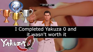 I Completed Yakuza 0 and It Was NOT Worth It | Platinum Trophy and Game Completion Review screenshot 5