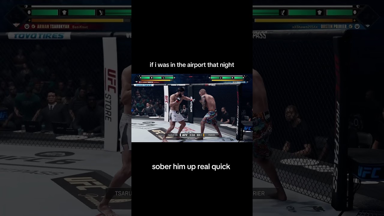 how i would’ve done dustin in the airport #ufc #ufc6 #mma #boxing #gaming #s2basic #shorts