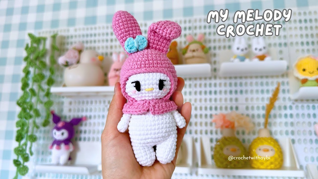 Sanrio Melody Crochet Part 1 | Free Pattern & Tutorial | How to Crochet ...