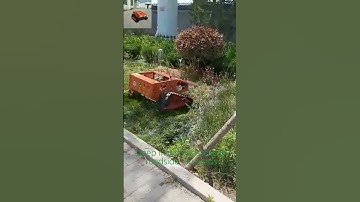 Vigorun VTLM800 radio controlled rubber track weeding machine for sale made by Vigorun Tech #rcmower