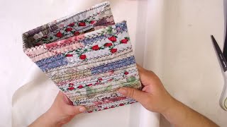Scrap Fabric Junk Journal Covers