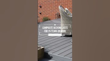 Garden Decking Ideas - Composite Decking Is Easily The Best Decking Material #shorts