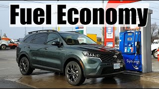 Player Profile 2022 KIA Sorento - Fuel Economy MPG Review + Fill Up Costs