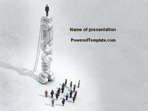 Persona Success PowerPoint Template by PoweredTemplate.com