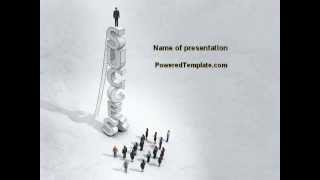 Persona Success PowerPoint Template by PoweredTemplate.com
