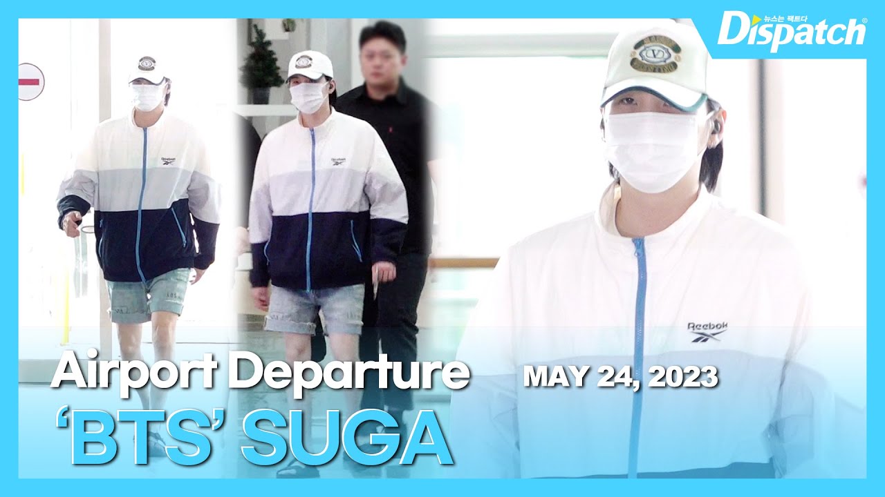t⁷♡ on X: BTS' Suga departs through Incheon International Airport on the  morning of the 24th for Paris Fashion Week schedule.” HAVE A SAFE FLIGHT  YOONGI!  / X