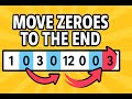 Moving zeroes to the end of a list || Python list codes || PLAY WITH PY || PY CODES