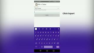 How to export data on ODK X Tables V5