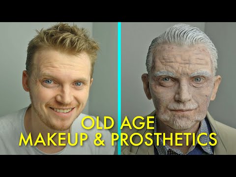 OLD AGE makeup, prosthetics & liquid latex tutorial!