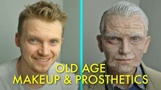 OLD AGE makeup, prosthetics & liquid latex tutorial!