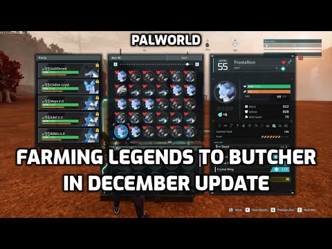 Palworld: Farming Legends on x3 Spawns For Potential New Update