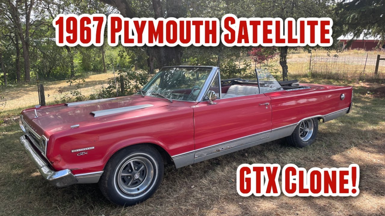 1967 Plymouth Satellite Convertible, GTX Clone, For Sale! Test