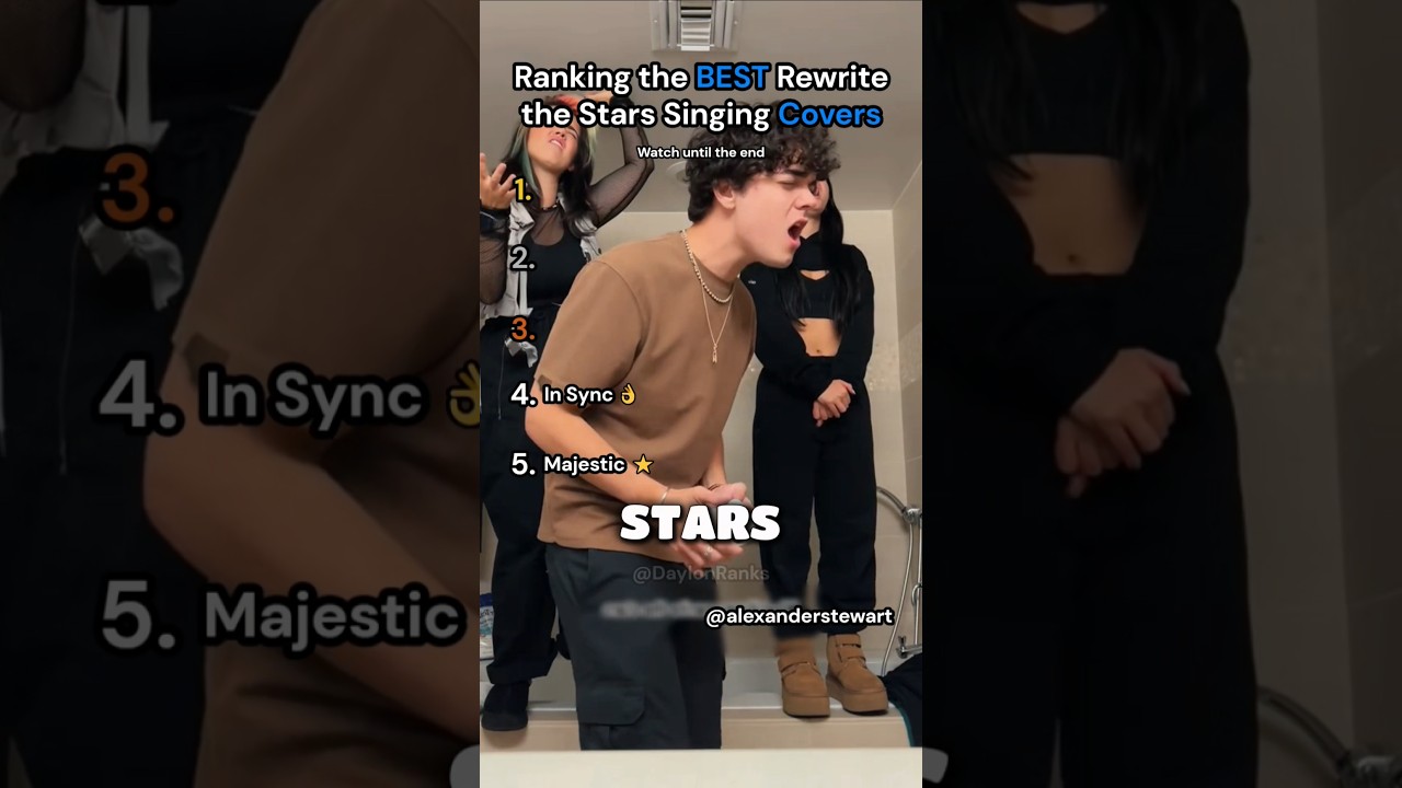 Ranking the BEST Rewrite the Stars Singing Covers