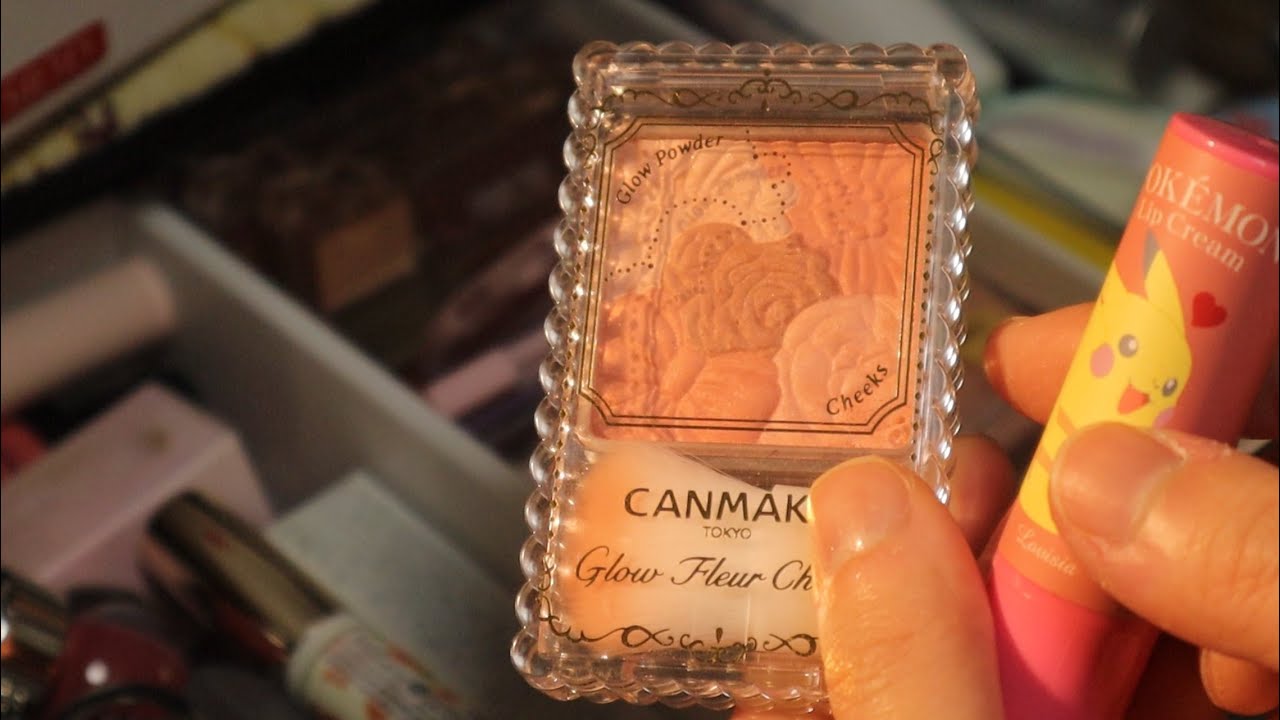 【ASMR，声なし】コスメを雑めにガサゴソする音フェチ/タッピング