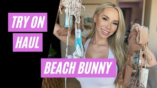 Beach Bunny Swimwear Bikini Try On Haul | Claudia Fijal
