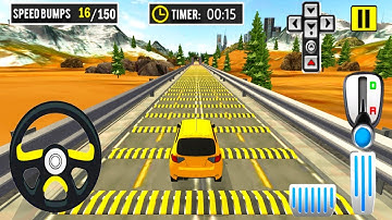 Speed Bump Car Crash Test Speed Breaker Challenge - Android Gameplay
