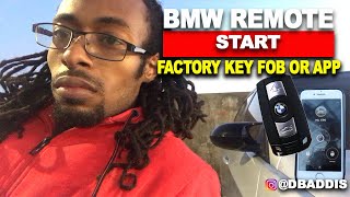 E90 Remote Start with Your BMW Key Fob or Phone APP