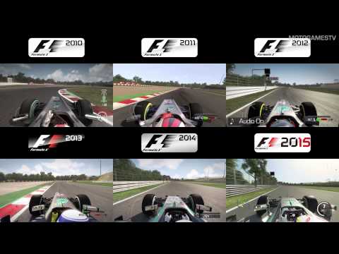 F1 2010 vs 2011 vs 2012 vs 2013 vs 2014 vs 2015 - Suzuka Comparison [4k]
