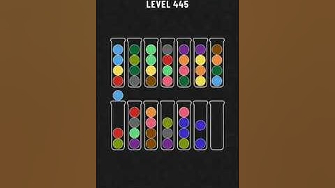 Ball sort puzzle level 445