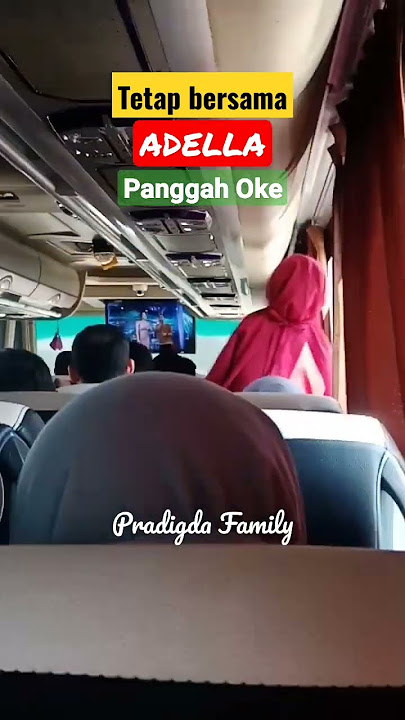 OM Adella selalu ada di perjalanan 🚌🐼 #busmania #adella #pradigdafamily