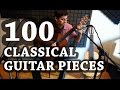 History of the Classical Guitar in 16 minutes with 100 Pieces