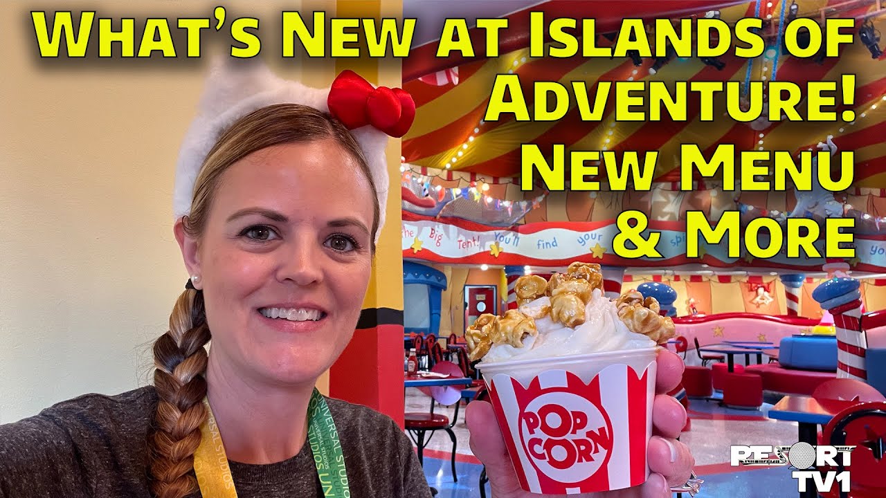 What's New at Islands of Adventure - New Menu at Circus McGurkus & More! - Universal Studios