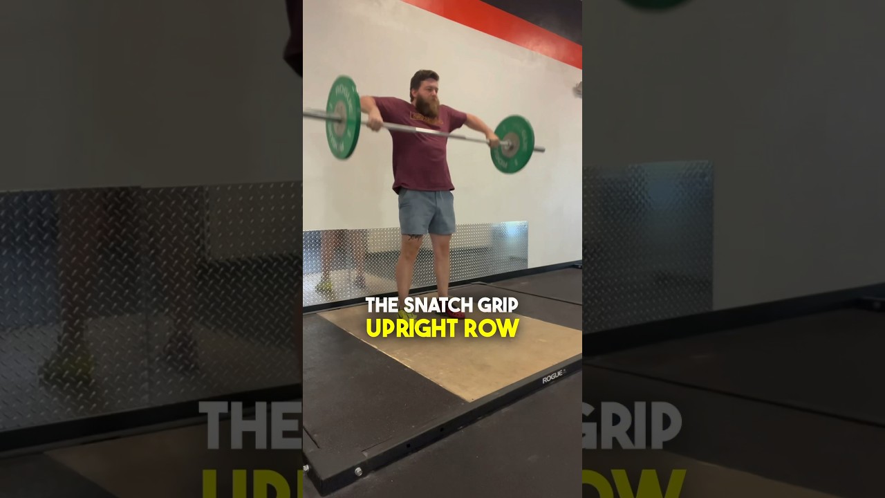 Do THIS To Blow Up Your Traps AND Increase Your Snatch | Snatch Grip Upright Row 