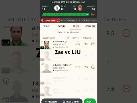 Zas vs LJU