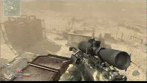COD MW2 1v1 Falling 360 Quick Scope Rust
