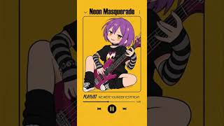Neon Masquerade hits different at night. #playlist #cover #femalevocal #AnimeVibes #Shorts #JpopMix
