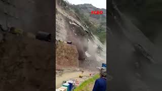 Slope failure #chennaimetro #trending #soil #foundation #structure #earthquake