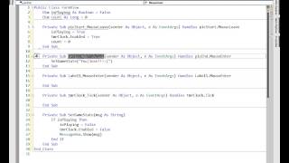 Basic VB programming Maze game
