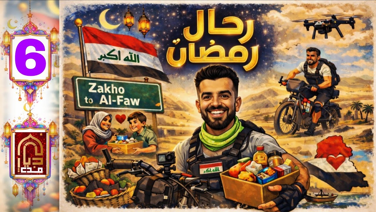 رحال رمضان الحلقة 6 - تكريت - قضاء العلم و قرية الخزاميه - العراق  