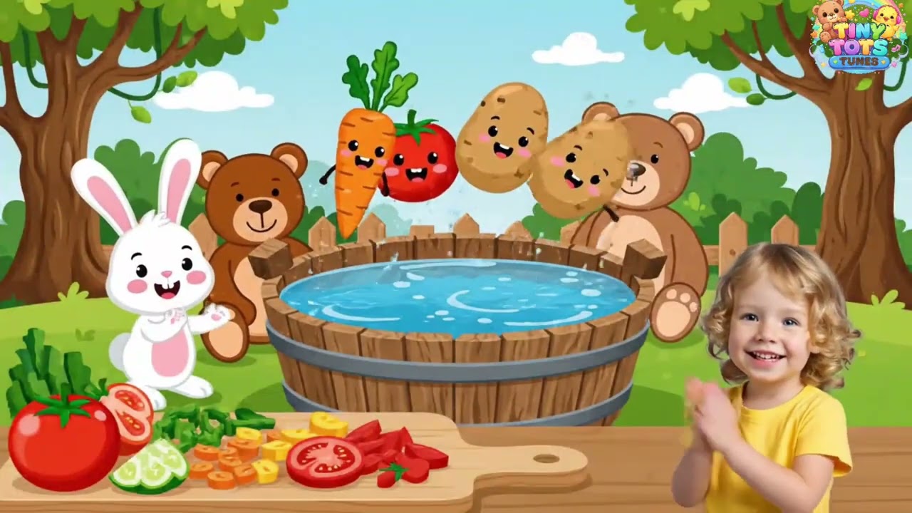 Vegetables rhyme for kids||Nursery rhymes 