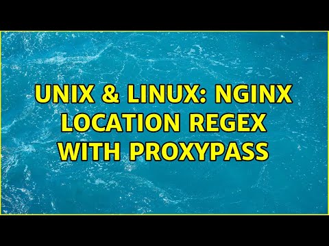 Unix & Linux: nginx location regex with proxypass