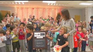 Sundrops Montessori receives the News 2 Cool School award.