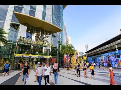 [4K] Walking inside Siam Paragon luxury shopping mall, Bangkok